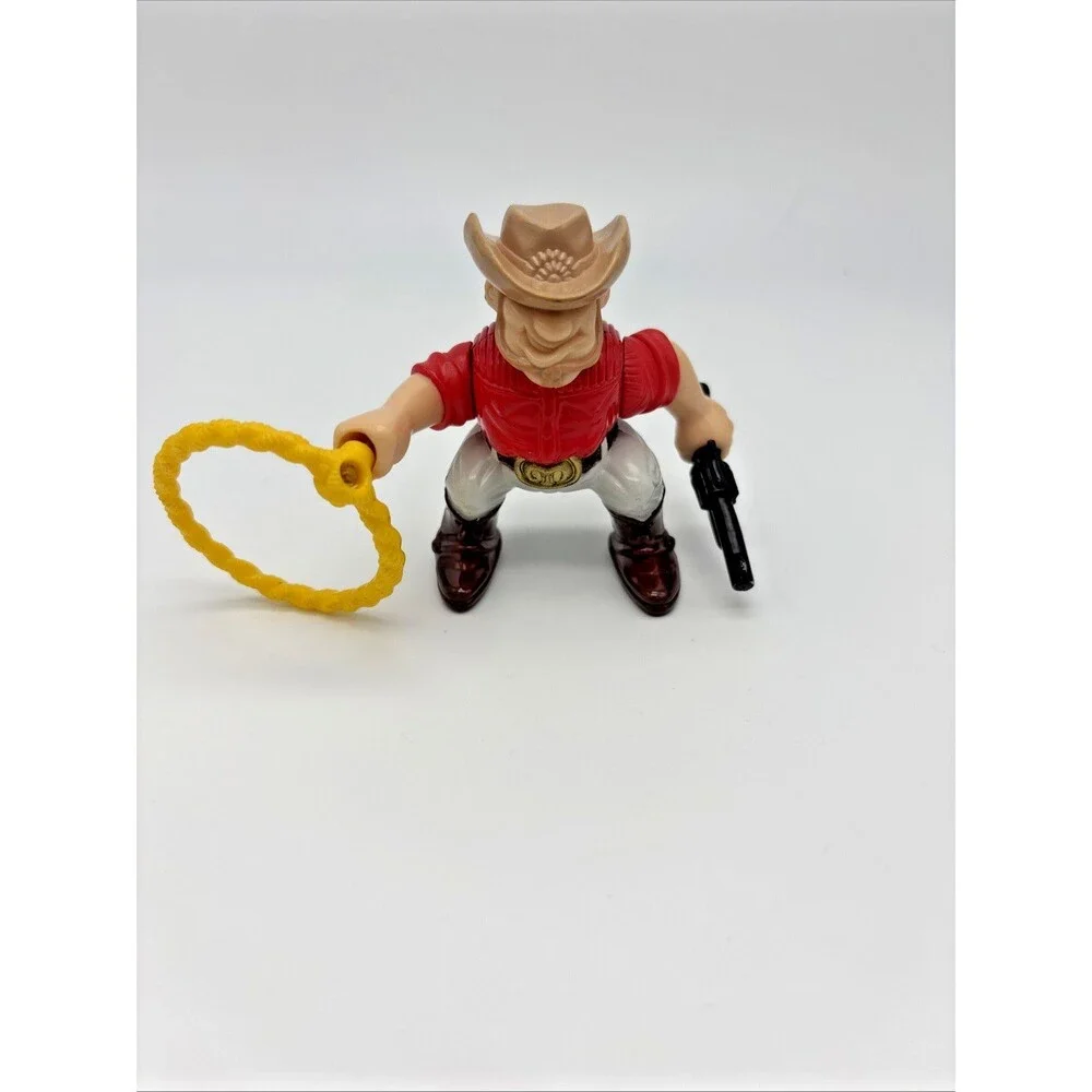 Fisher Price Great Adventures Western Cowboy Figure Retractable Lasso Action
